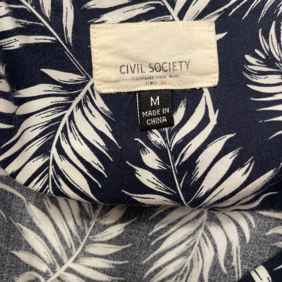 Studebaker Printed Button Up Shirt - Civil Society - Picture 2 of 3